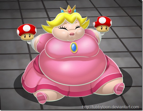 Dibujos divertidos de las princesas Disney muy gordas - Cosas divertidas